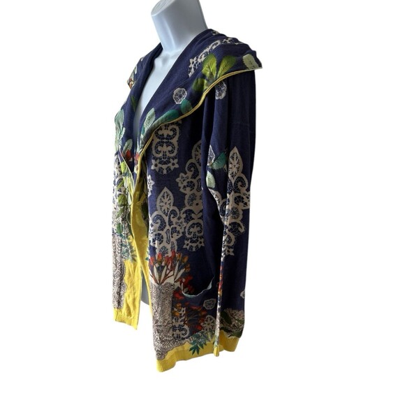 JOHNNY WAS BIYA Hoodie Wrap Kimono Jacket Cardigan Size Small - Picture 2 of 10